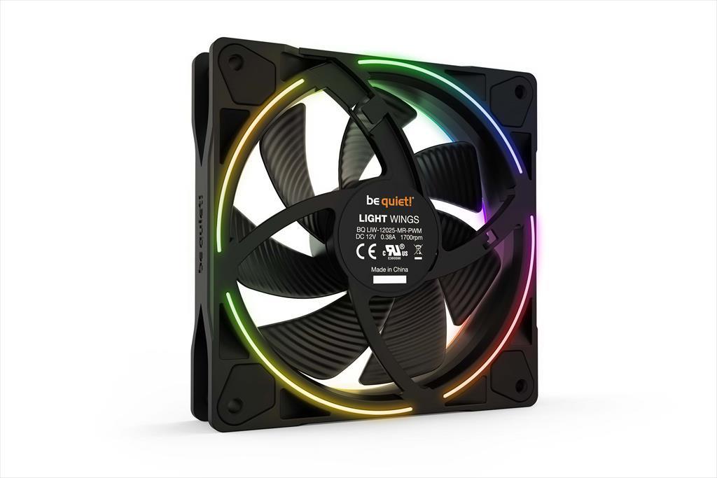 COOLERS CASE FAN 120mm BE QUIET! LIGHT WINGS PWM 1.700rpm ARGB, RIFLE BEARING, Triple Pack, BL076 36337