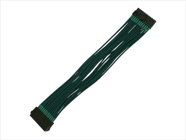 Extension psu nanoxia atx 24-pin 30cm green, nx24v3eg