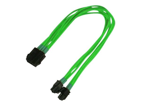 Extension psu nanoxia eps 8-pin 30cm neon green, nx8pv3eng