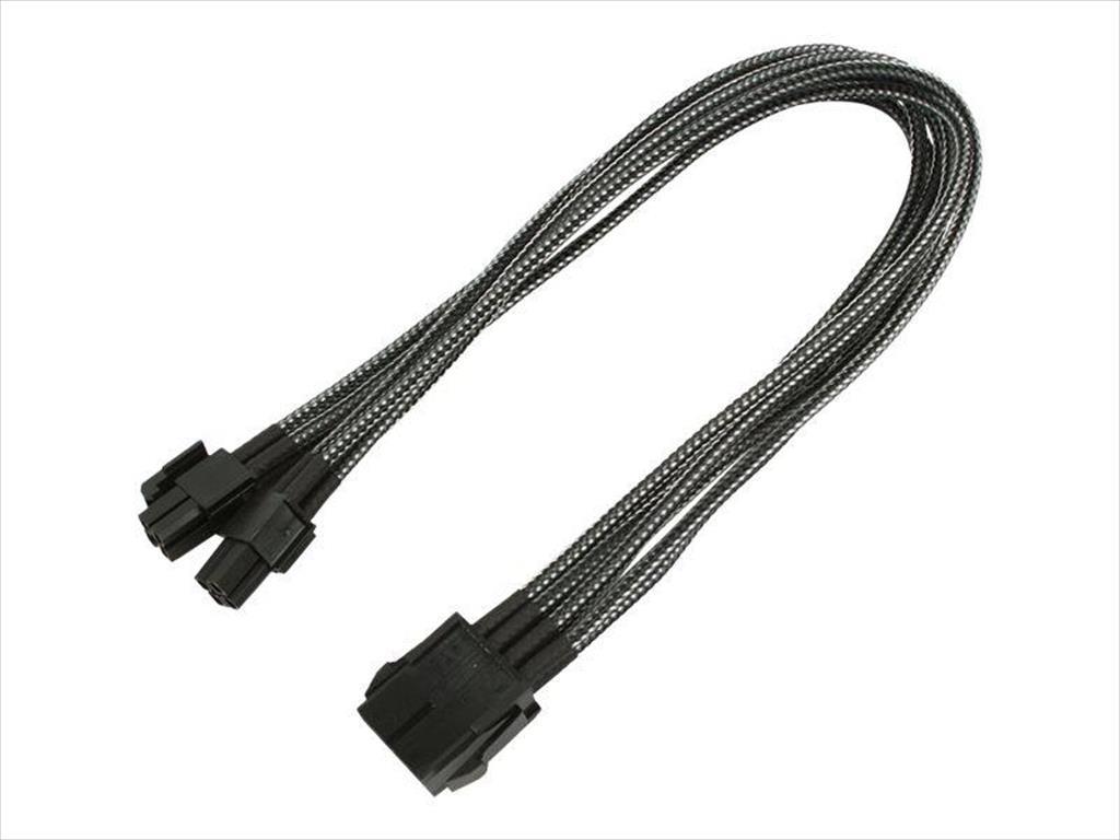 EXTENSION PSU NANOXIA EPS 8-pin 30cm CARBON, NX8PV3EC 13351