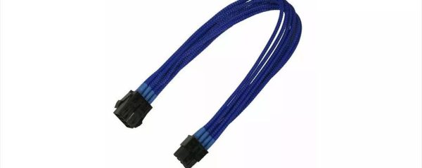 EXTENSION PSU NANOXIA PCI-E 8-pin 30cm BLUE, NX8PE3EB