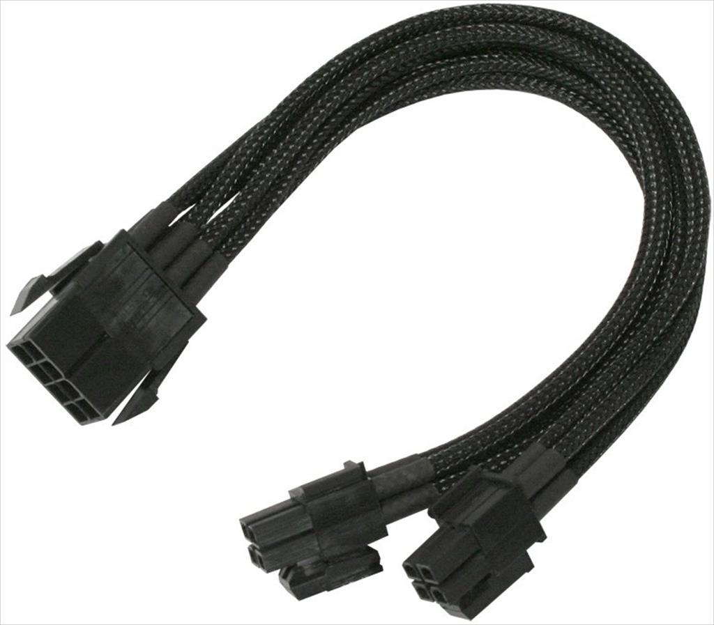 EXTENSION PSU NANOXIA EPS 8-pin 30cm BLACK, NX8PV3E 13353