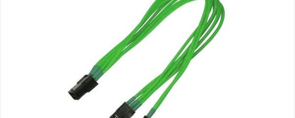 EXTENSION PSU NANOXIA PCI-E 6+2-pin 30cm NEON GREEN, NXP683ENG