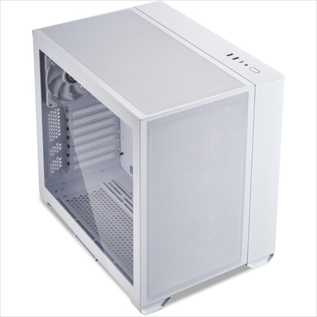 CASE LIAN LI E-ATX O11 AIR MINI Mid-Tower w/1x Tempered glass, 2x140mm PWM, 1x120mm PWM, White, O11AMW 02313