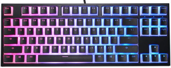 KEYBOARD MECHANICAL DUCKY ONE 2 PUDDING TKL RGB PBT Double-shot keycaps Cherry MX Silver, Black, DKON1787ST-PUSPDAZTP