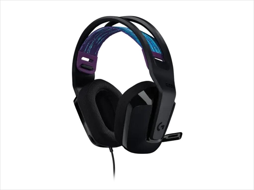 HEADPHONES LOGITECH Gaming-Headset G335 black w/microphone 981-000978, 1x3.5mm / 2x3.5mm 41200