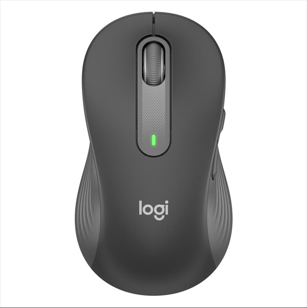 MOUSE WIRELESS USB LOGITECH M650 L (for large-sized hands) LEFT (for left handed) Graphite Silent Logi Bolt w/Bluetooth, 910-006239 07312