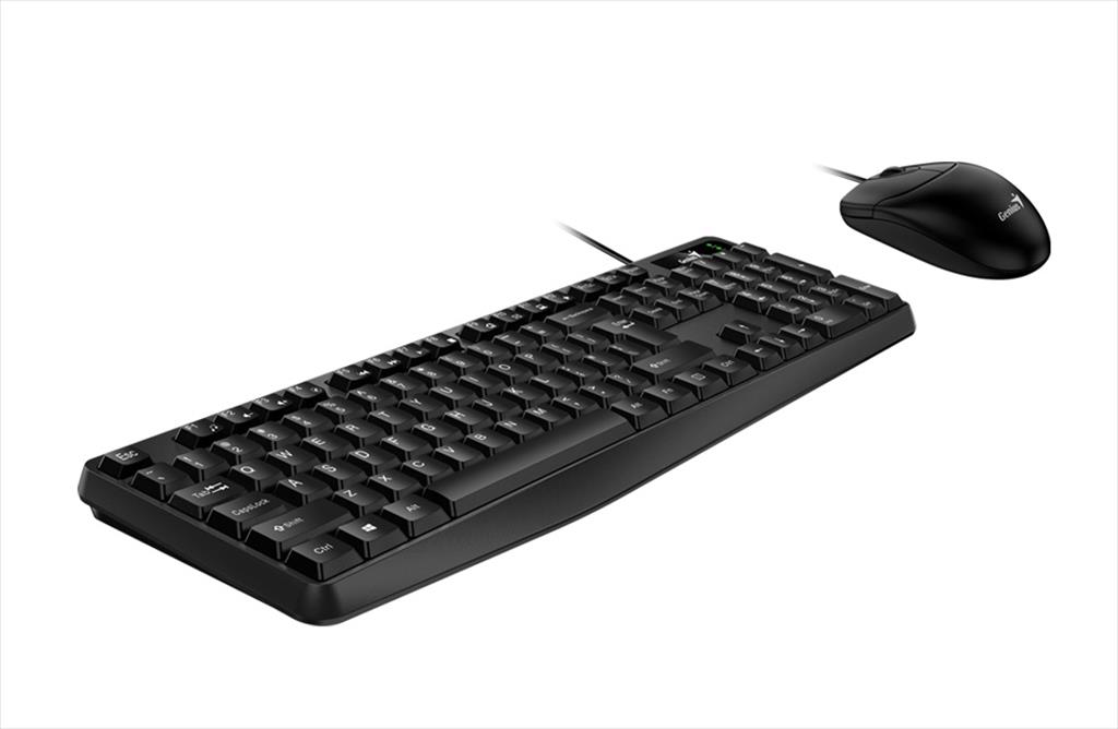 COMBO KEYBOARD AND MOUSE WIRED GENIUS KM-170 Black 08348