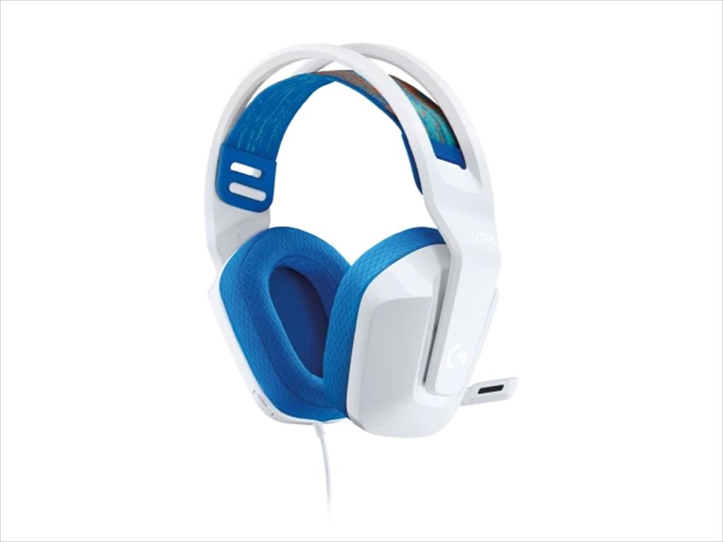 HEADPHONES LOGITECH Gaming-Headset G335 White w/microphone 981-001018, 1x3.5mm / 2x3.5mm 41202