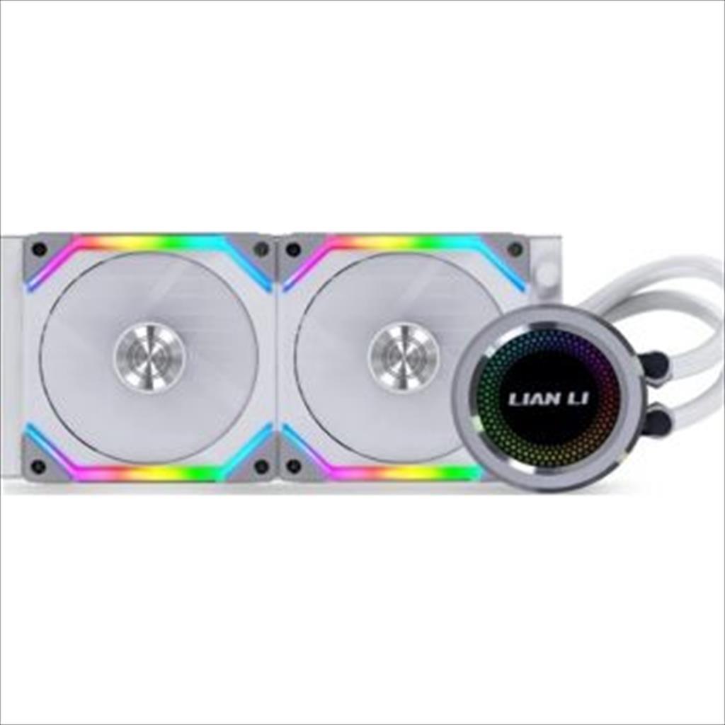 COOLERS CPU AIO LIAN LI GALAHAD 240 SL EDITION ARGB, 2x120mm PWM UNI FANS ARGB fans, White, GA240SLA 36357