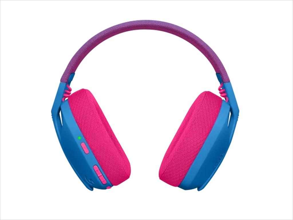 HEADPHONES LOGITECH Gaming-Headset G435 Wireless LIGHTSPEED/ Bluetooth w/microphone 981-001062, Blue And Raspberry 41204
