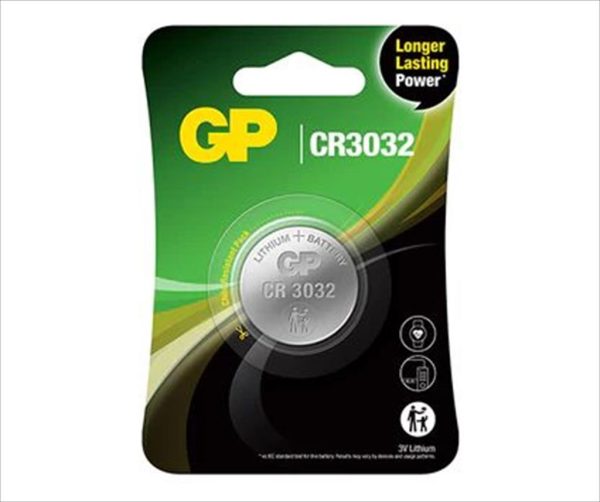 Battery gp lithium, cr-3032 3v