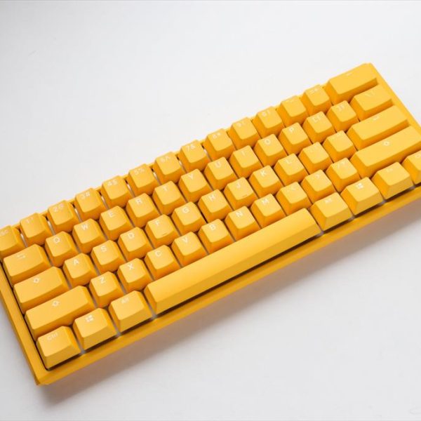 KEYBOARD MECHANICAL DUCKY ONE 3 MINI RGB 60% PBT Double-shot keycaps HOT-SWAPPABLE Cherry MX Blue, Yellow, DKON2161ST-CUSPDYDYYYC1 08356