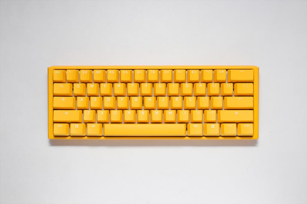 KEYBOARD MECHANICAL DUCKY ONE 3 MINI RGB 60% PBT Double-shot keycaps HOT-SWAPPABLE Cherry MX Blue, Yellow, DKON2161ST-CUSPDYDYYYC1 08356