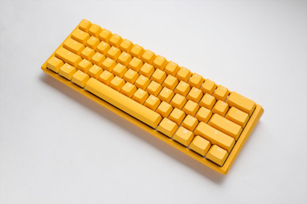 KEYBOARD MECHANICAL DUCKY ONE 3 MINI RGB 60% PBT Double-shot keycaps HOT-SWAPPABLE Cherry MX Blue, Yellow, DKON2161ST-CUSPDYDYYYC1 08356