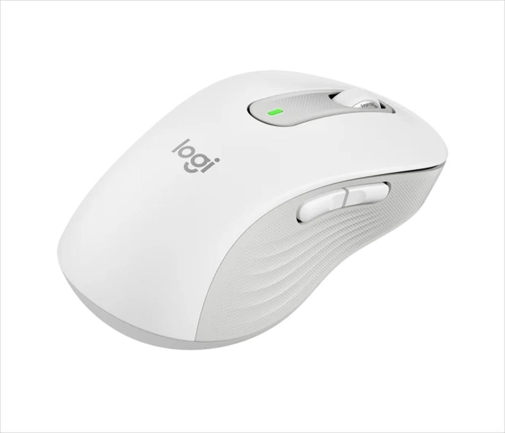 MOUSE WIRELESS USB LOGITECH M650 L (for large-sized hands) LEFT (for left handed) Off-White Silent Logi Bolt w/Bluetooth, 910-006240 07324