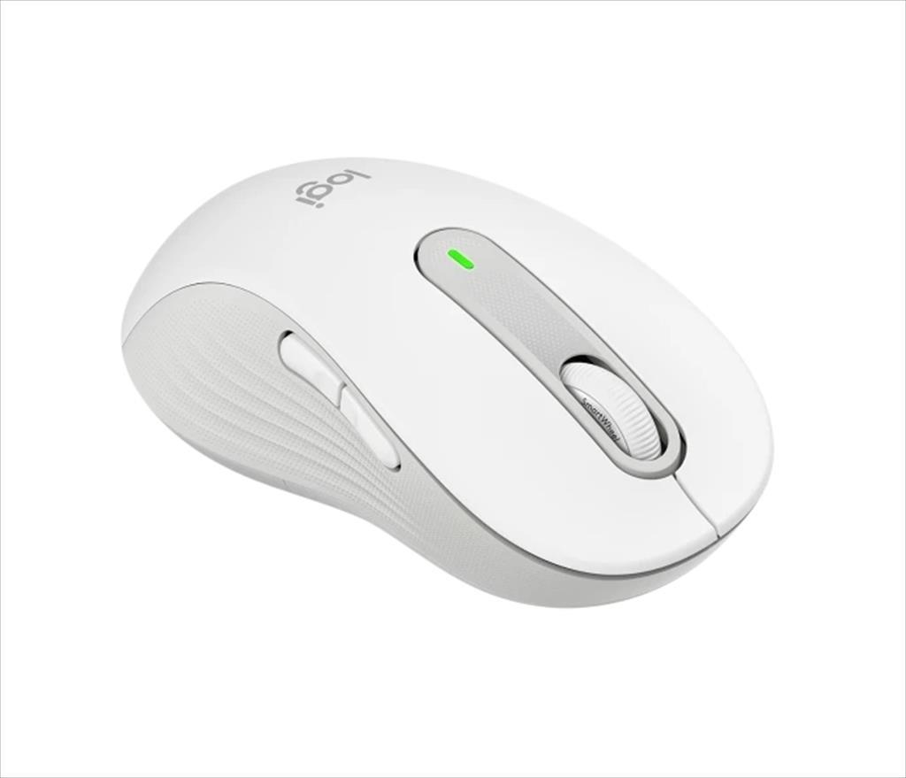 MOUSE WIRELESS USB LOGITECH M650 L (for large-sized hands) LEFT (for left handed) Off-White Silent Logi Bolt w/Bluetooth, 910-006240 07324