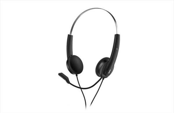 Headphones genius hs-220u black w/microphone, usb