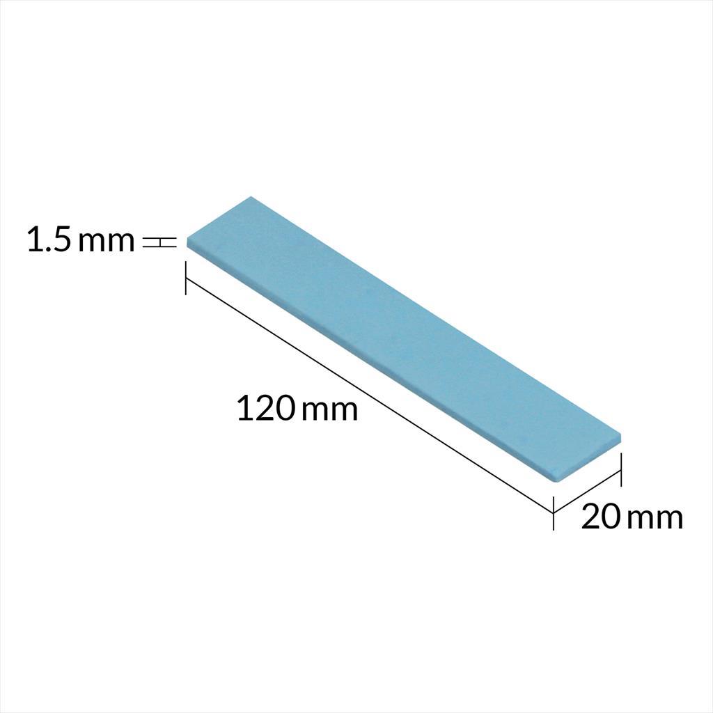 PAD THERMAL ARCTIC TP-3 TC: 7.6 W / mk ACTPD00057A, 120 x 20 x 1.5 mm (pack of x4) 36363