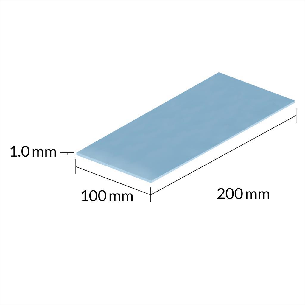 PAD THERMAL ARCTIC TP-3 TC: 7.6 W / mk ACTPD00059A, 200 x 100 x 1.0 mm (pack of x2) 36364