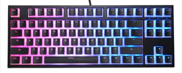 KEYBOARD MECHANICAL DUCKY ONE 2 PUDDING TKL RGB PBT Double-shot keycaps Cherry MX Blue, Black, DKON1787ST-CUSPDAZTP