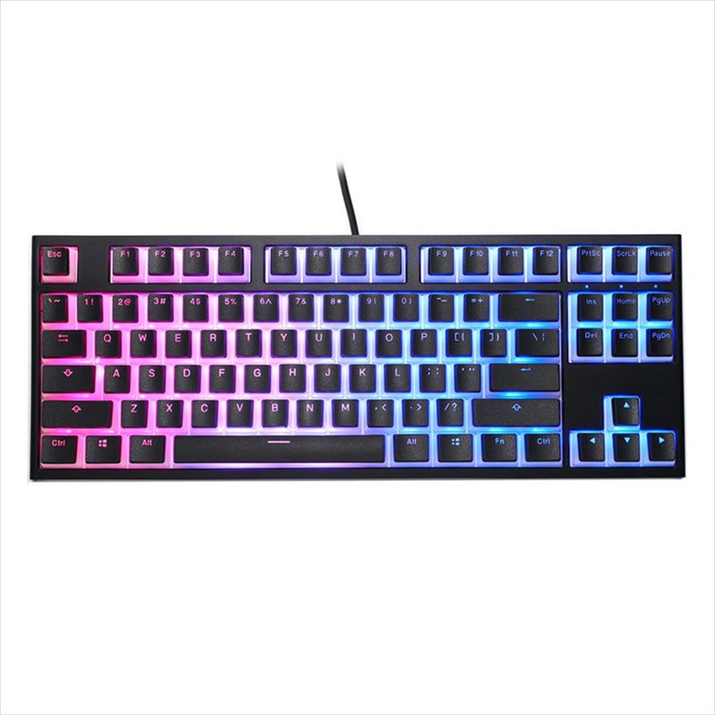 KEYBOARD MECHANICAL DUCKY ONE 2 PUDDING TKL RGB PBT Double-shot keycaps Cherry MX Blue, Black, DKON1787ST-CUSPDAZTP 08360