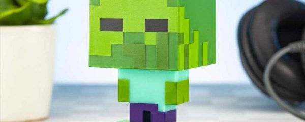 GAME FIGURINE PALADONE MINECRAFT ZOMBIE LIGHT LAMP, PP6592MCFV2