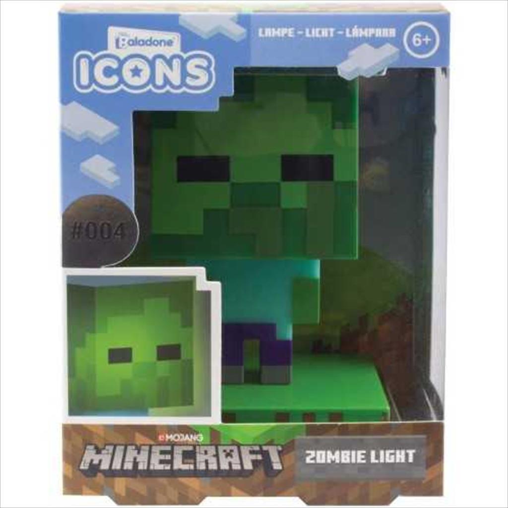GAME FIGURINE PALADONE MINECRAFT ZOMBIE LIGHT LAMP, PP6592MCFV2 56077