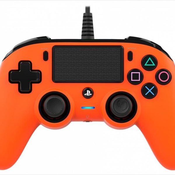 GAME PAD WIRED NACON COMPACT (for PC, PS4), w/Headset jack, ORANGE, SLEH-00473 56082