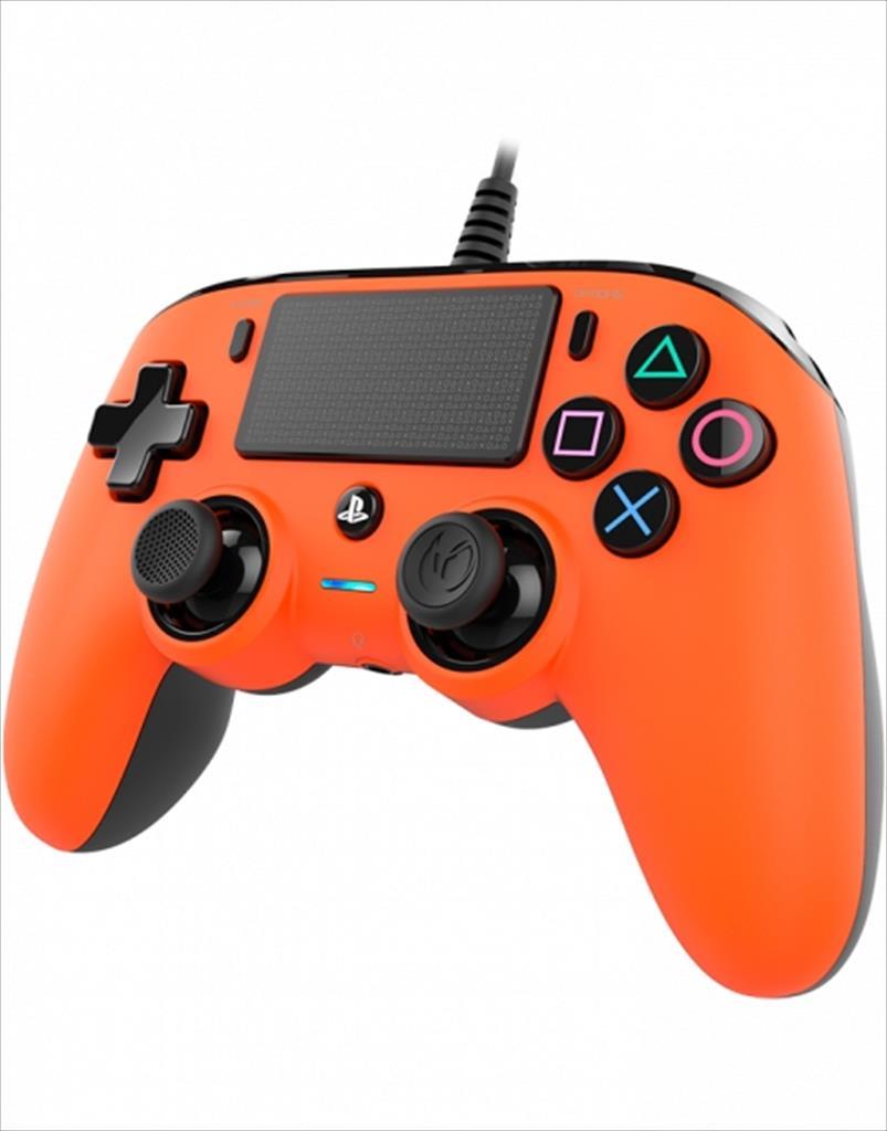 GAME PAD WIRED NACON COMPACT (for PC, PS4), w/Headset jack, ORANGE, SLEH-00473 56082