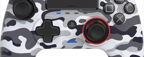 GAME PAD WIRELESS NACON REVOLUTION UNLIMITED PRO (for PC, PS4), w/Headset jack, CAMO GRAY, SLEH-00639