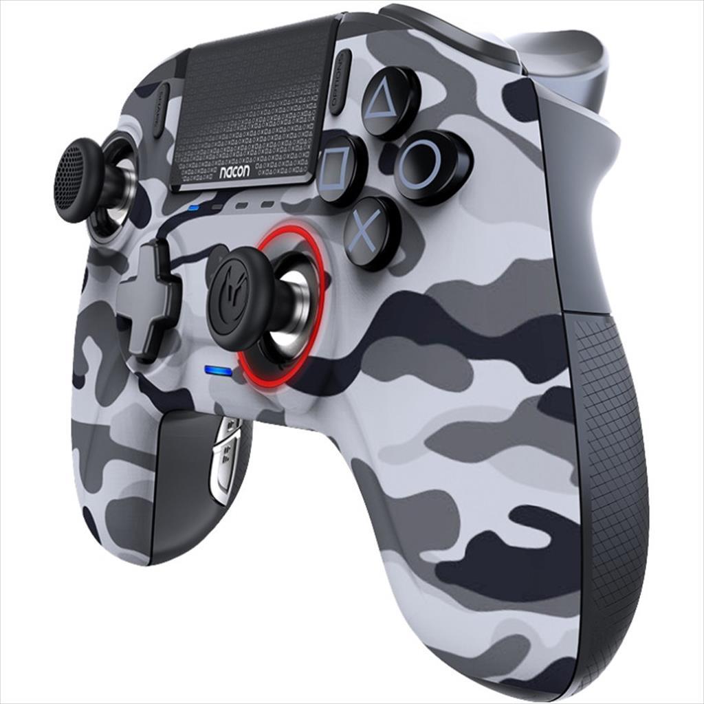 GAME PAD WIRELESS NACON REVOLUTION UNLIMITED PRO (for PC, PS4), w/Headset jack, CAMO GRAY, SLEH-00639 56088