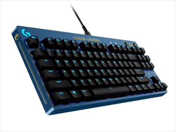 Keyboard mechanical logitech g pro tkl lol edition rgb tactile (gx brown) 920-010537