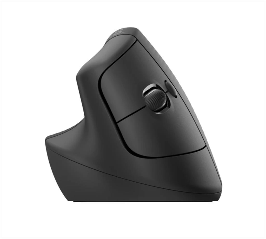 MOUSE WIRELESS LOGITECH LIFT (LEFT) VERTICAL ERGONOMIC OPTICAL w/ Bluetooth Logi Bolt, Graphite, 910-006474 07331