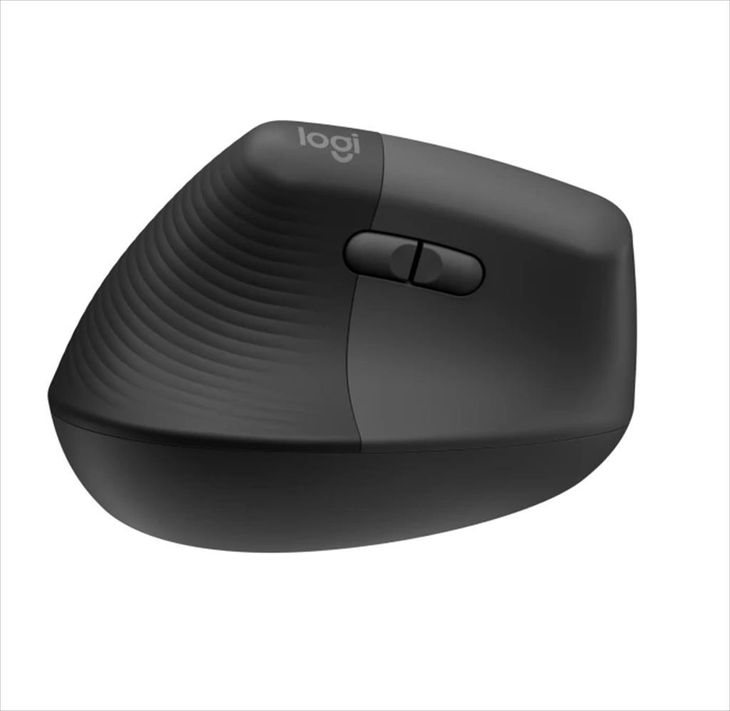 MOUSE WIRELESS LOGITECH LIFT (LEFT) VERTICAL ERGONOMIC OPTICAL w/ Bluetooth Logi Bolt, Graphite, 910-006474 07331