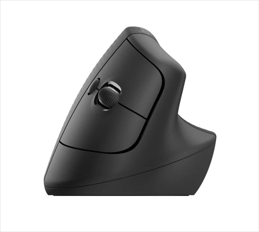 MOUSE WIRELESS LOGITECH LIFT VERTICAL ERGONOMIC OPTICAL w/ Bluetooth Logi Bolt, Graphite, 910-006473 07333
