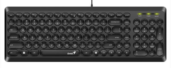 KEYBOARD WIRED USB GENIUS SLIM STAR Q200