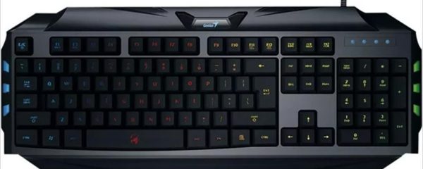 KEYBOARD WIRED USB GENIUS SCORPION K5 7-COLOR LED BACKLIT GAMING