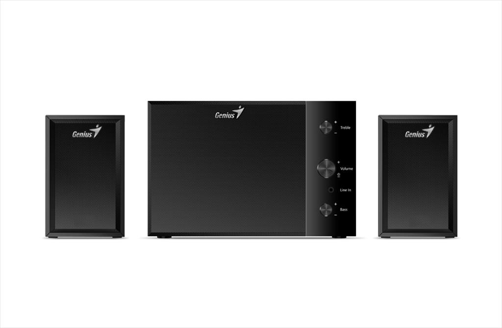 SPEAKERS 2.1 GENIUS SW-2.1 350 BLACK (11W) 28133