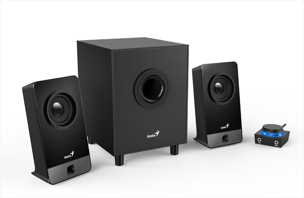 SPEAKERS 2.1 GENIUS SW-2.1 300X + Control Dial (10W) 28134