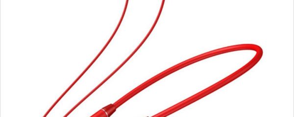 EARPHONES WIRELESS LENOVO Magnetic, Bluetooth w/microphone, Red, QE-03