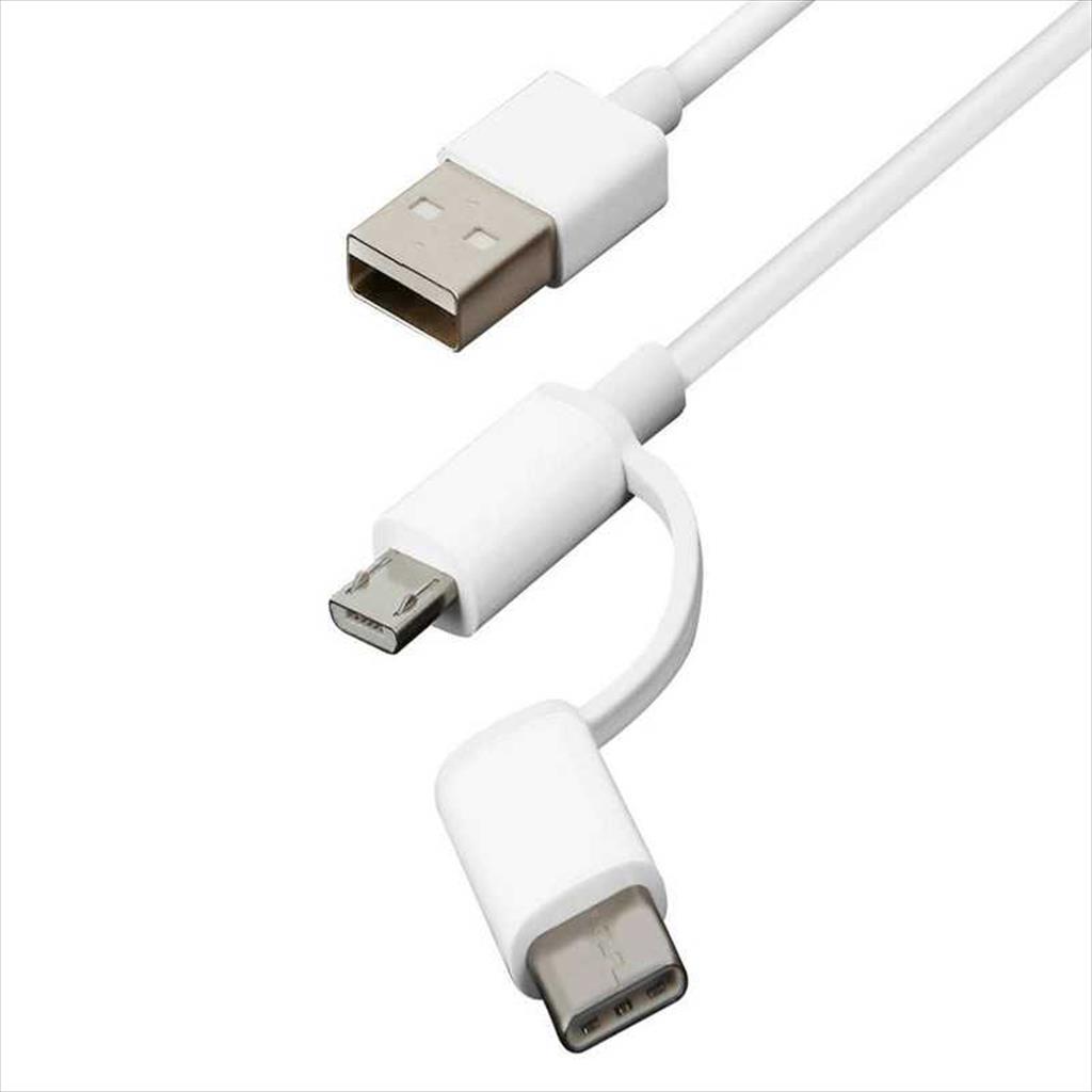 CABLES USB 2.0 AM-TYPE-C/ MICRO USB M 30cm XIAOMI, SJV4083TY 13369
