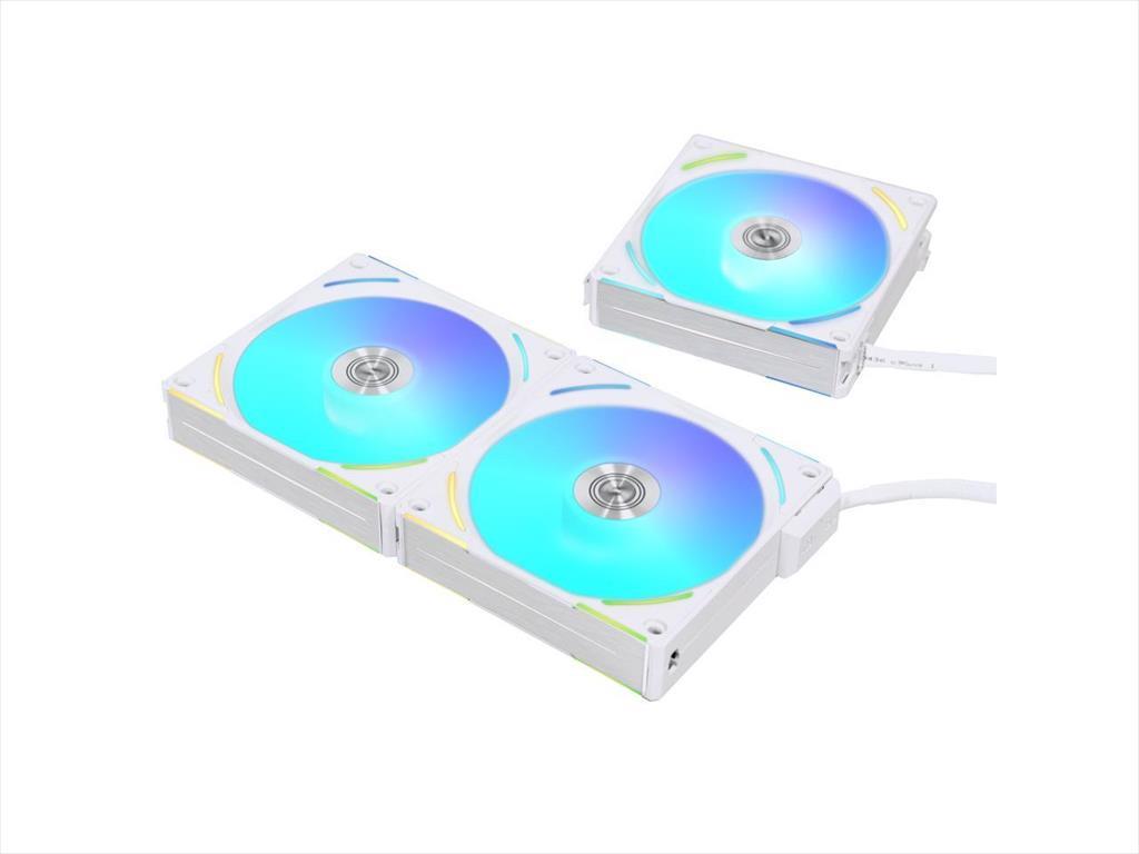COOLERS CASE FAN 120mm LIAN LI UNI AL120 w/controller, 3x120mm ARGB fans 1900 RPM PWM, White, AL120-3W 36372