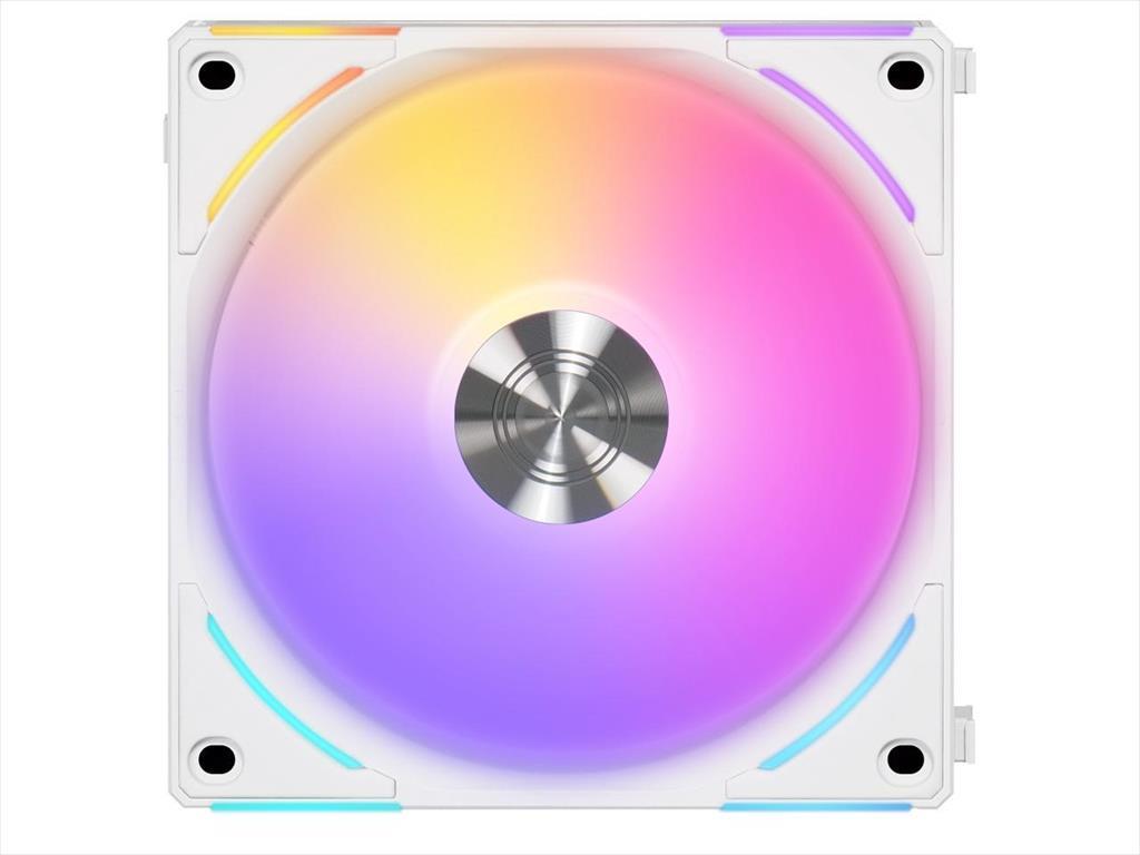 COOLERS CASE FAN 120mm LIAN LI UNI AL120 w/controller, 3x120mm ARGB fans 1900 RPM PWM, White, AL120-3W 36372