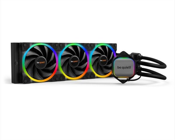 Coolers cpu aio be quiet! pure loop 2 fx 360 3x120mm light wings argb pwm, w/reffil option, argb led on pump, w/argb hub, bw015
