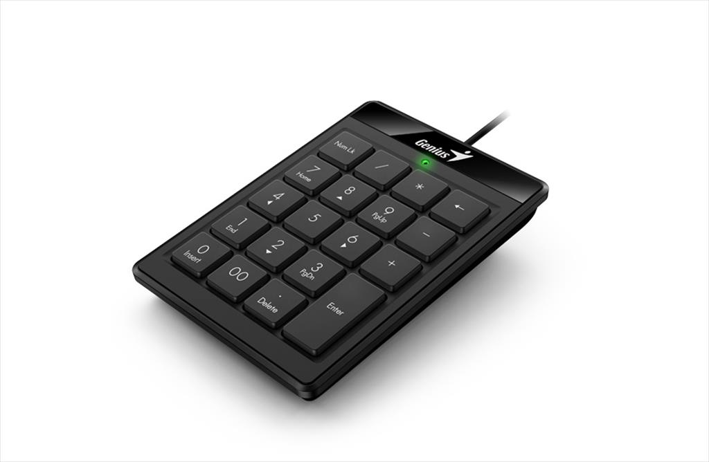 KEYBOARD NUMPAD USB GENUS 110, BLACK 08384