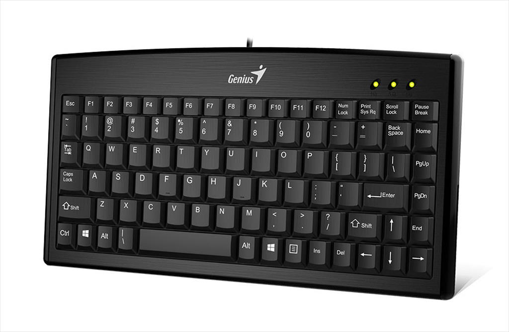 KEYBOARD WIRED USB GENIUS LUXEMATE 100 w/o NUMPAD 08385