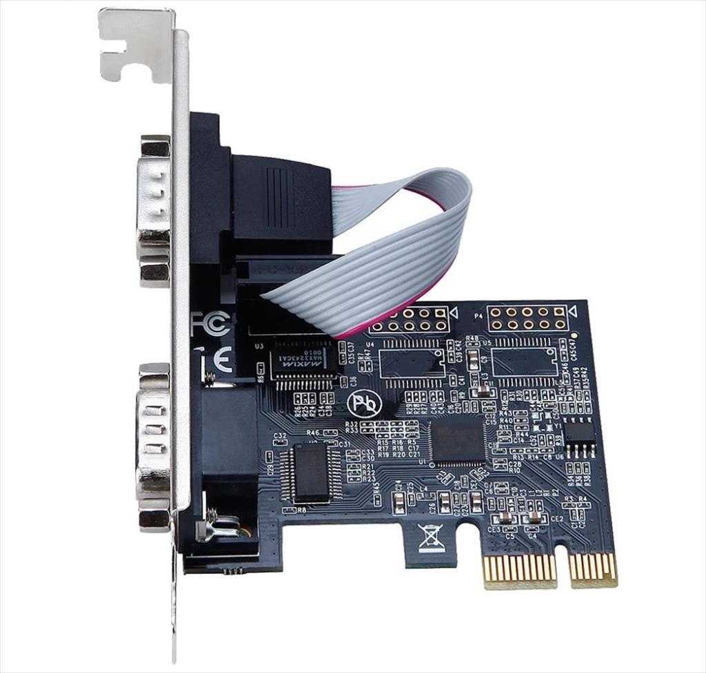 CONVERTOR PCI-E TO COM X2, TXB074, Chipset: mos99100, LP 35227