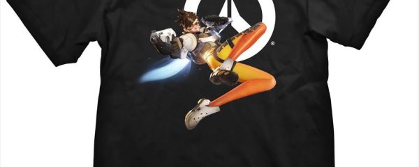 T-SHIRT OVERWATCH TRACER HERO (L)