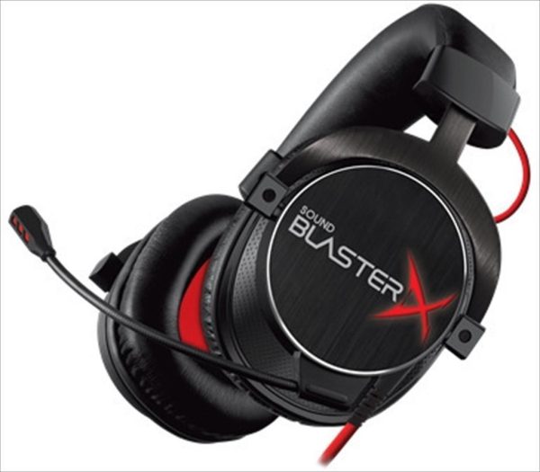 Headphones creative sound blasterx h5 gaming w/microphone (detachable) 1x3.5mm / 2x3.5mm
